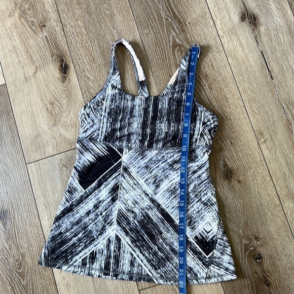Lululemon Crossback Tank Heat Wave White Black / White - Picture 12 of 12
